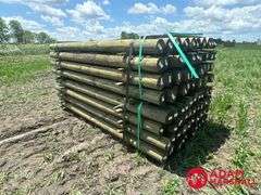 (80) Southern Yellow Pine Copper Treated Posts (sold 80 x bid)