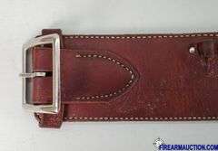 Safariland Leather Revolver Holster (43  22 Cal SA) & Seigle's Gun Belt (361 32 22)