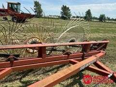 H&S  12 Wheel  Bi-Fold Rake