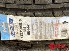 (1) NEW Carlisle, Radial Trail, Load Range E Tire - ST235/85R16