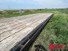 1981  Blair  Gooseneck Flat Bed Trailer - 25FT