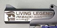 Bond Arms Model DT47 "Trump-Living Legend" Double Barrel Derringer - 45 Colt/410 Bore, 3" - SN:  DT47-05594