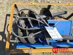 Unused 2024 AGT SSECAG-Y Heavy Duty Auger For Skid Steer