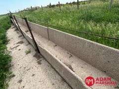 (14) Concrete Feed Bunks - 8FT
