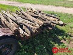 Wood Fence Post Trailer - 10FT x 6FT