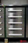 Unused Steelman Tool Box - Stainless Steel, 10 Drawer & 2 Door, 88" W x 24"D x 36"H