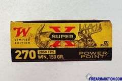 Winchester Super-X Power-Point "100 Yrs Limited Edition" 270 Win - 150 Gr (1 X 20)