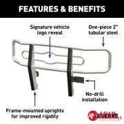 Luverne   Chrome Steel   2IN Tubular Grille Guard