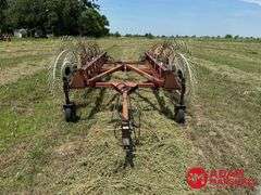 H&S  12 Wheel  Bi-Fold Rake