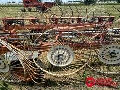 H&S  12 Wheel  Bi-Fold Rake