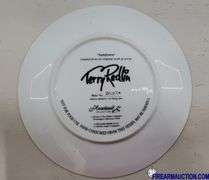 DU Special Edition 2002-03 Duck & Terry Redlin "Sundown" Plate W/Cattail Stand