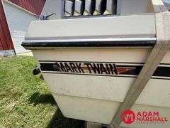 1976  Mark Twain Marin  V-Hull Boat w/Trailer - 16FT