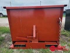 Unused Kit Container Self Dumping Dumpster w/ Fork Pockets