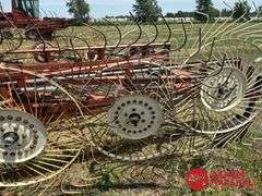 H&S  12 Wheel  Bi-Fold Rake