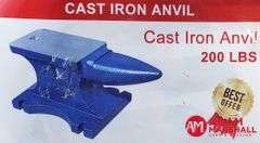 Unused Great Bear Honor 200 LB Cast Iron Anvil