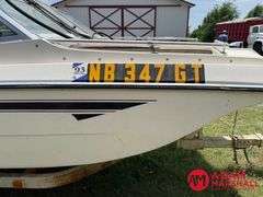 1976  Mark Twain Marin  V-Hull Boat w/Trailer - 16FT