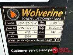 2025  Wolverine  SMB-12-72W  Sickle Bar Mower for Skid Steer - 6FT