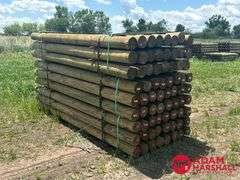(72) Southern Yellow Pine Copper Treated Posts (sold 72 x bid)