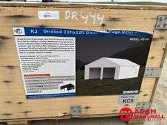 Unused  KJ  22FT x 23FT   Double Garage Metal Building