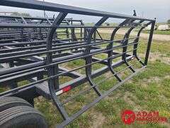 2025  Unused Industrias America  18x4  Bale Hauler Hay Trailer