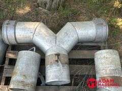 8IN Aluminum Pipe Elbows/ T’s/ End Caps