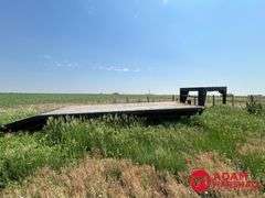 1981  Blair  Gooseneck Flat Bed Trailer - 25FT