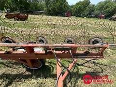 H&S  12 Wheel  Bi-Fold Rake
