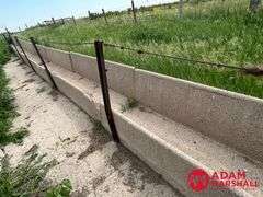 (14) Concrete Feed Bunks - 8FT