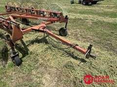 H&S  12 Wheel  Bi-Fold Rake