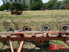 H&S  12 Wheel  Bi-Fold Rake