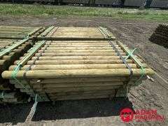 (320) Southern Yellow Pine Copper Treated Posts (sold 320 x bid)