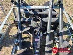 Unused Greatbear Post Hole Auger w/ 3 bits