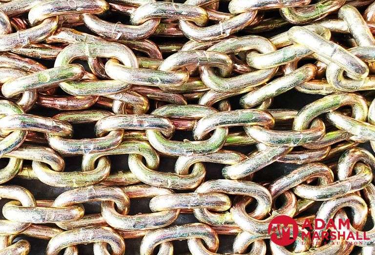 (5) Unused Greatbear 3/8" 20 Ft G70 Chains