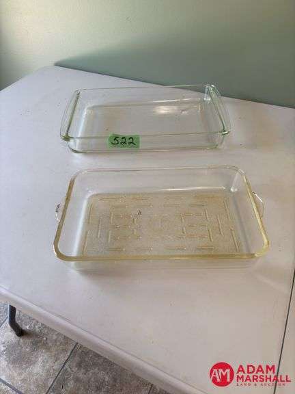 2 Pyrex Bowls & 2 Casserole Dishes