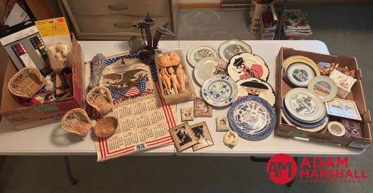 Various Picture Frames, Decorative Plates & More