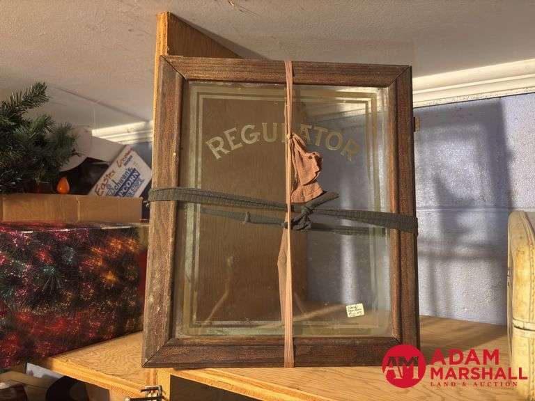 Clock Door, Suit Case, Cow Bell and Spools