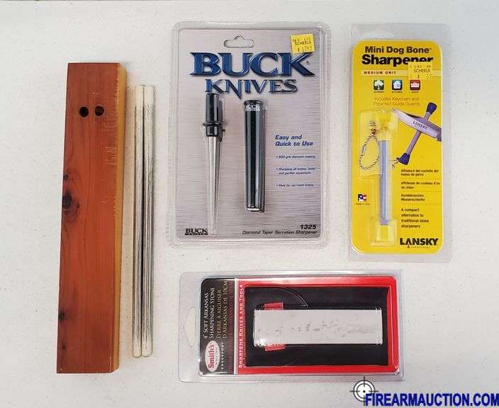 (4) Assorted Knife Sharpening Tools  -* See Description & Photos