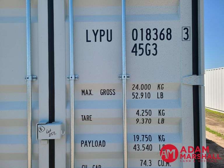 One Trip 40FT High Cube Three Multi doors Container LYPU0183683