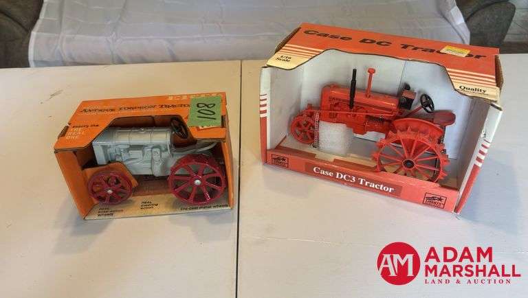 Ertl Antique Fordson Tractor & Case Tractor