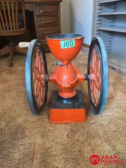 Antique Coffee Grinder Missing Lid Philadelphia