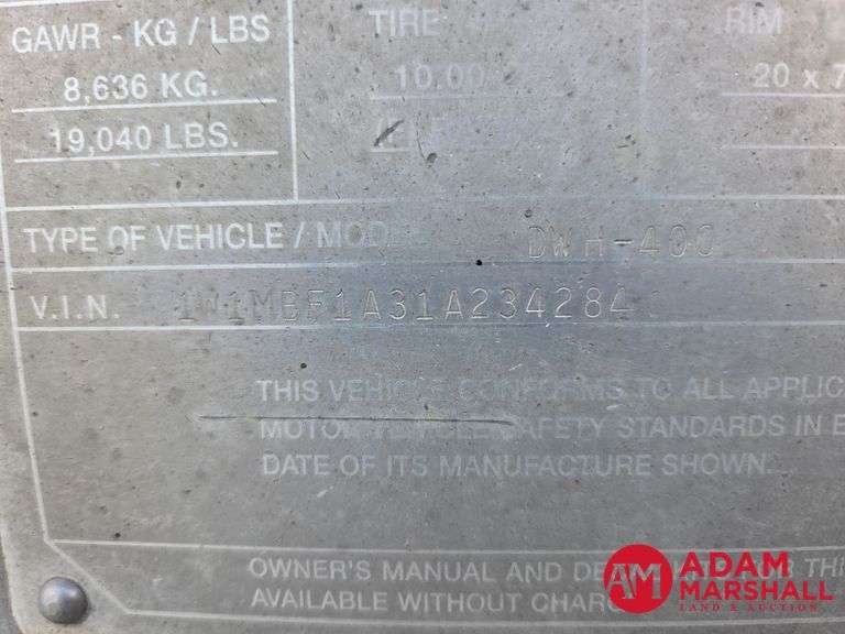 2001  Wilson  Grain Trailer - 42FT
