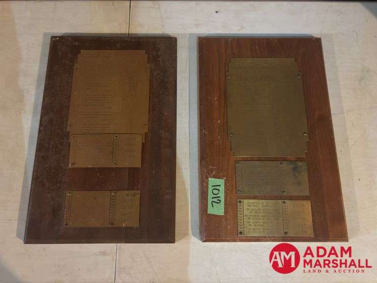 Vintage School Plaques