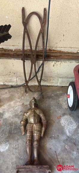 Cast Iron Knight & Cast Iron Decor