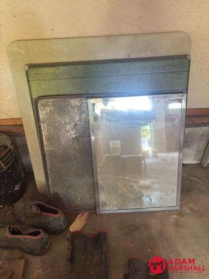 Card Tables, Cement Tools, Bucket of Rocks