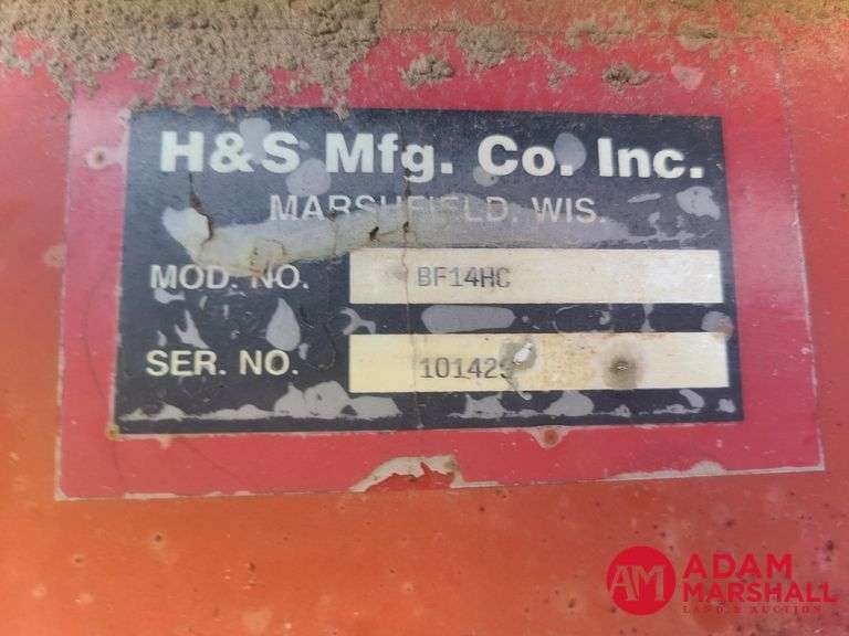 H&S Hi Capacity   BF14HC  Hay Rake
