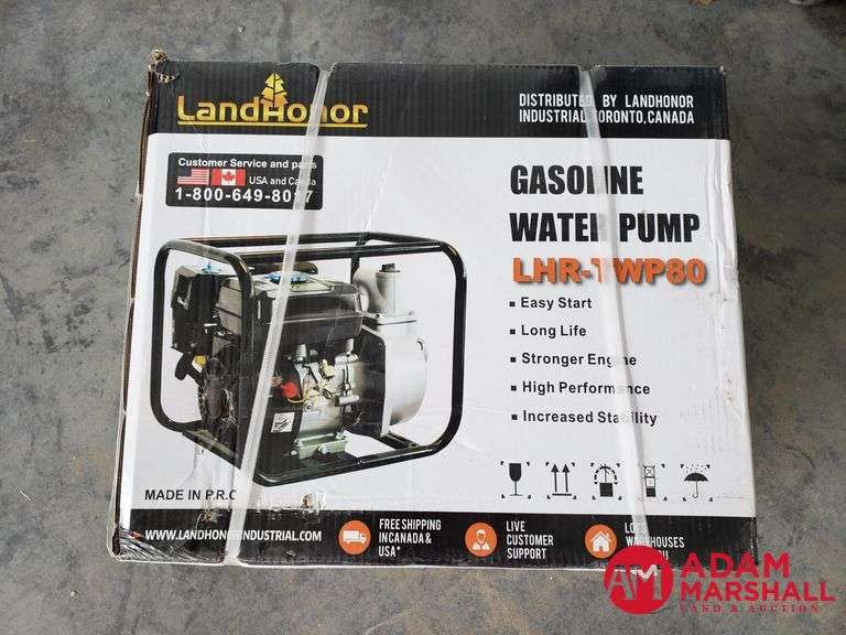 Unused Land Honor  3' Semi-Trash Water Pump