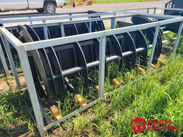 Unused 2024 Greatbear Heavy Grass Fork Grapple, 78" for Skid Steer
