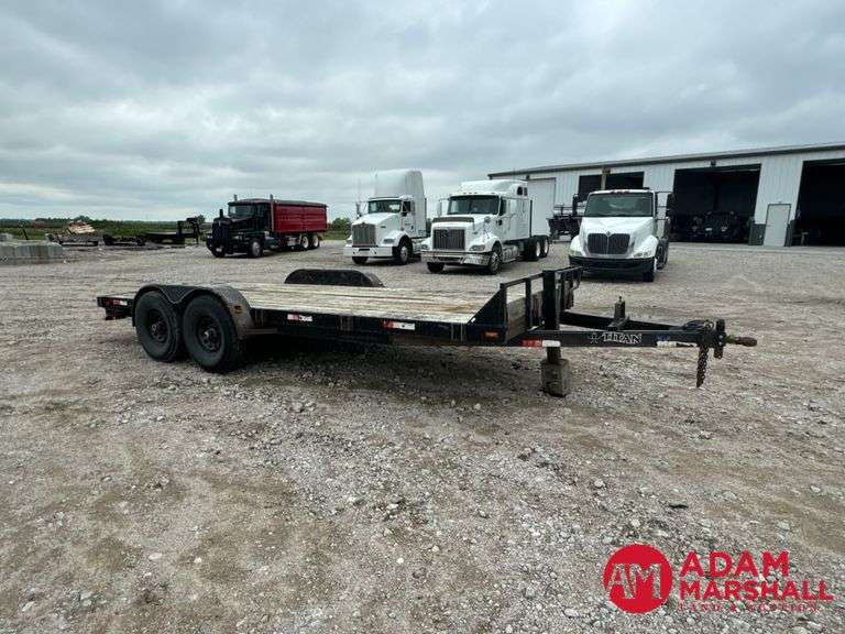 1999  Titan  Flatbed Trailer - 18FT