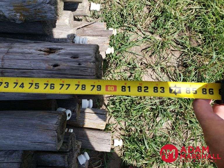 (40) Wood Post