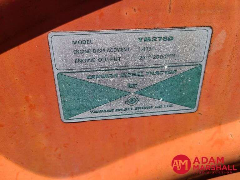 Yanmar  YM276D  Front End Loader - 4WD